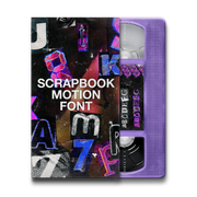SCRAP BOOK MOTION FONT
